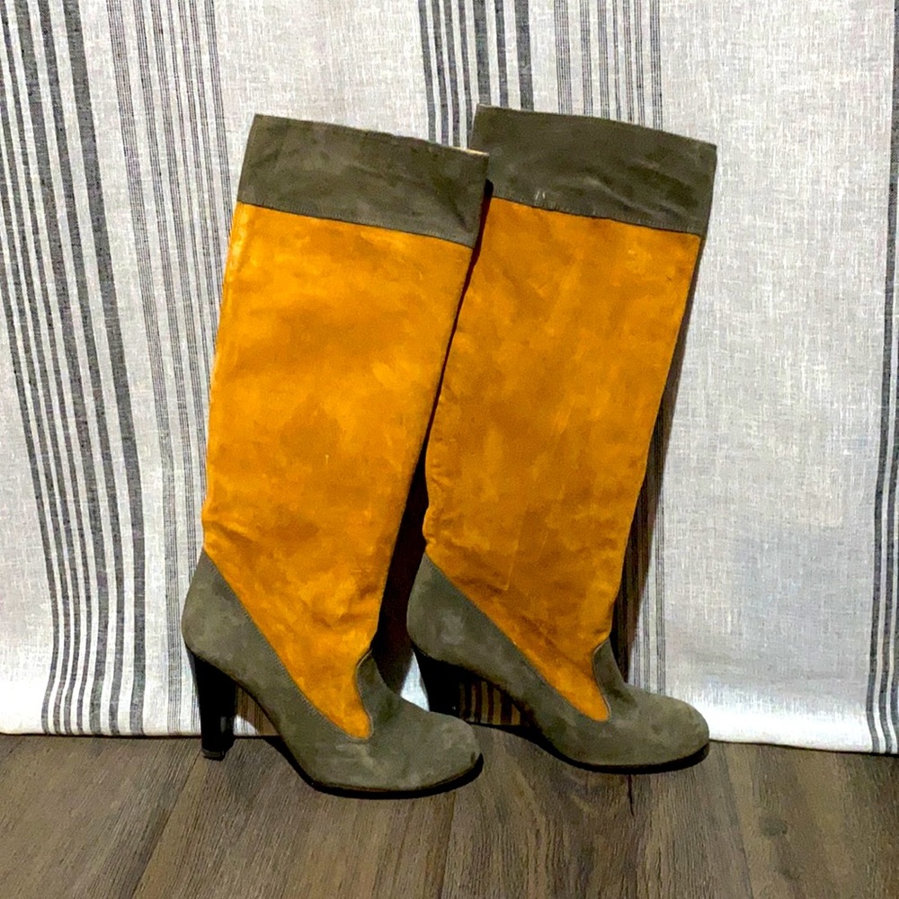 SUEDE & LEATHER BOOTS | Size 39 EU